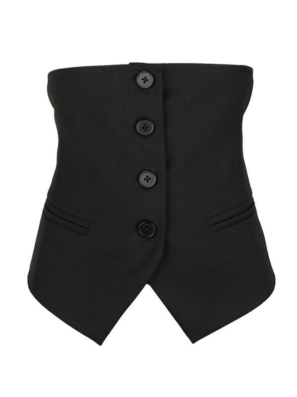 Gilet demi-costume à taille réglable