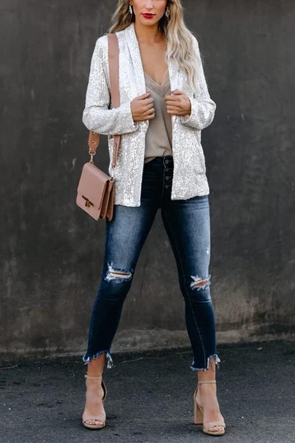 Blazer Brillant Léger pour Femmes | Élégant