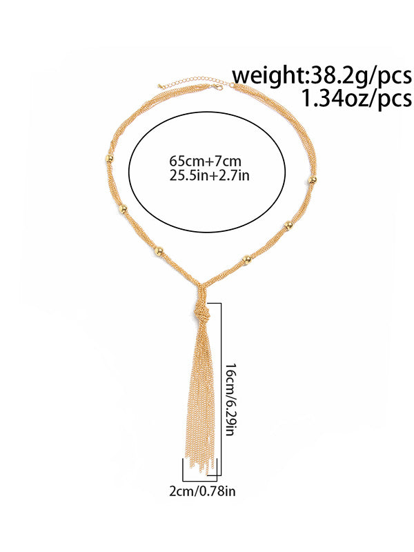 Collier à pompons