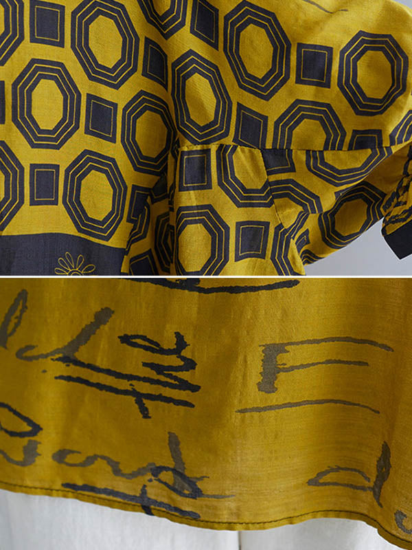 T-shirts à manches chauve-souris avec impression originale