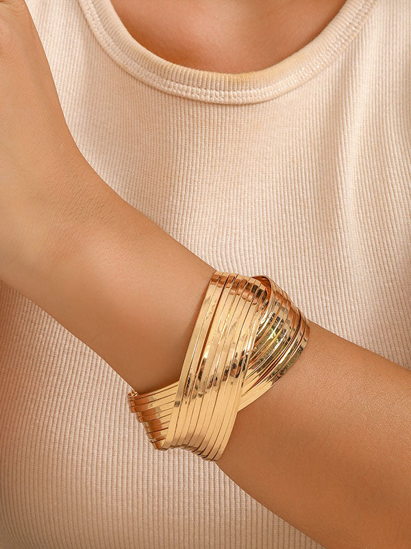 Bracelet géométrique couleur unie