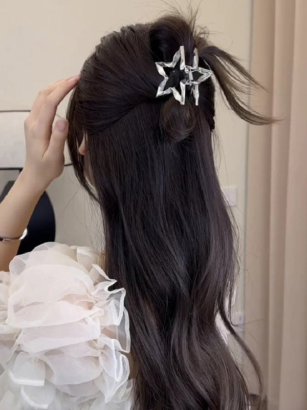Pince à cheveux griffe en forme d'étoile