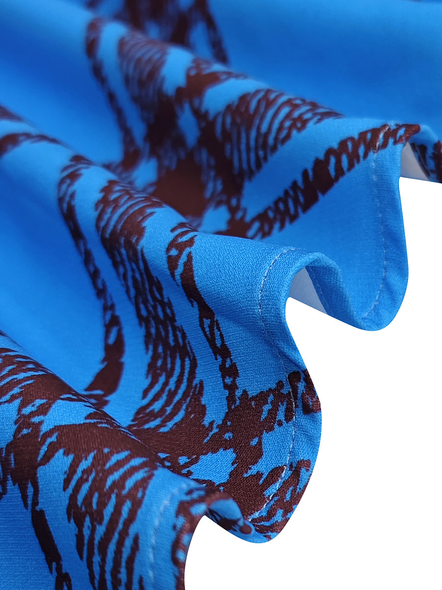 Robe courte asymétrique plissée à manches longues, à manches bouffantes, à carreaux, asymétrique à une épaule, couleur contrastée