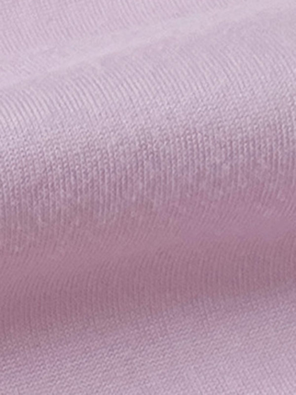 T-shirt à manches longues, coupe près du corps, à empiècements, à col carré, couleur unie