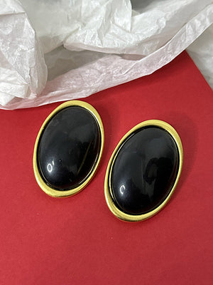 Boucles d'oreilles géométriques à empiècements