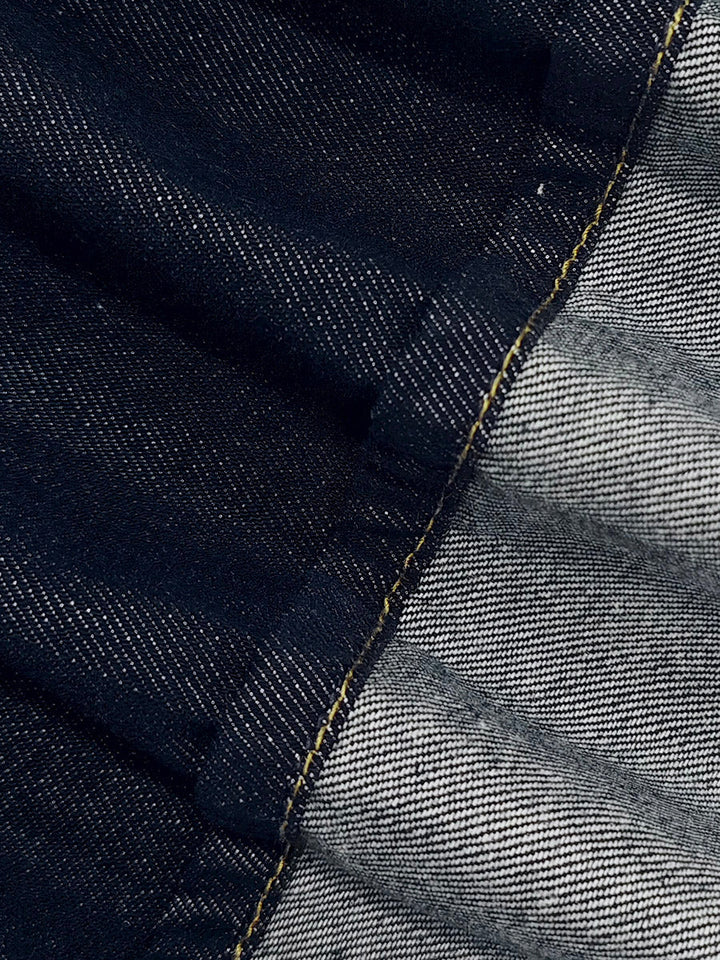 Gilet sans manches ample boutonné plissé à empiècements, à col revers