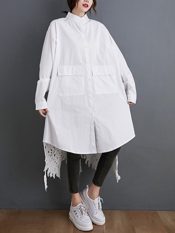 Robe creuse originale à irrégularités solides