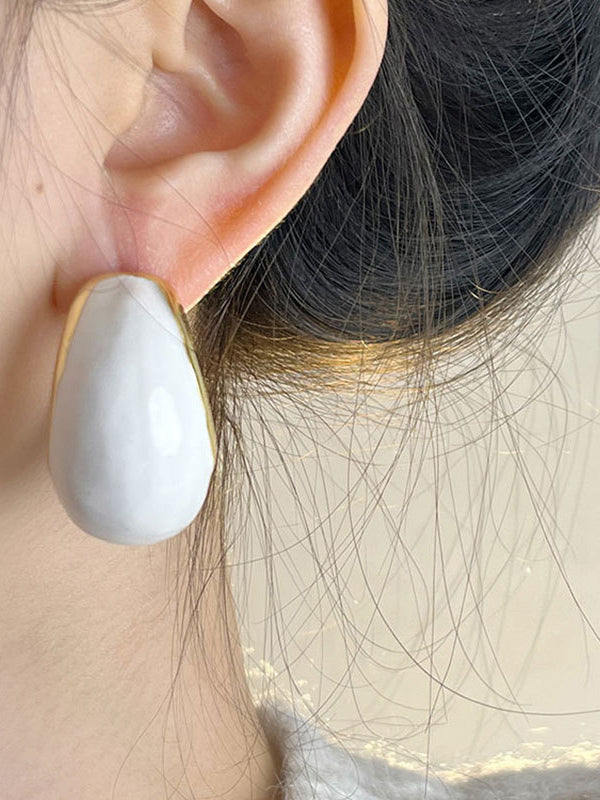 Boucles d'oreilles pendantes géométriques