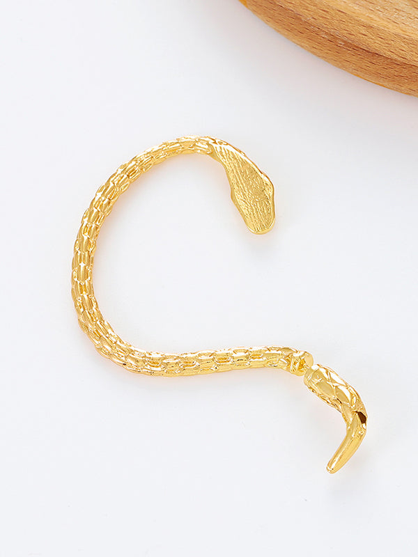 Boucles d'oreilles contour d'oreille en forme de serpent