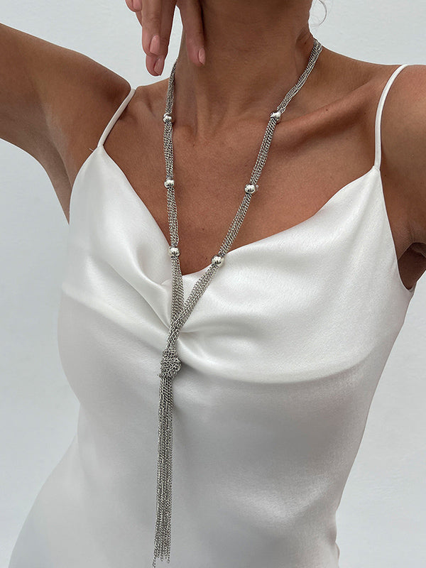 Collier à pompons