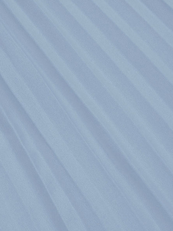 Robe mi-longue ample plissée à manches raglan, à taille élastique, à empiècements, à taille nouée, à col rond, couleur unie