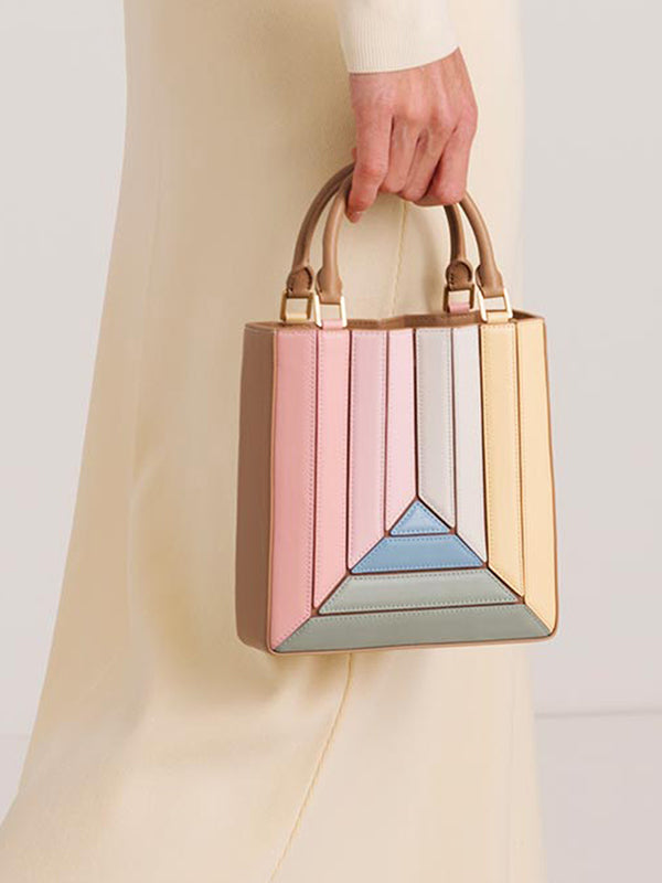 Sac à main réglable multicolore