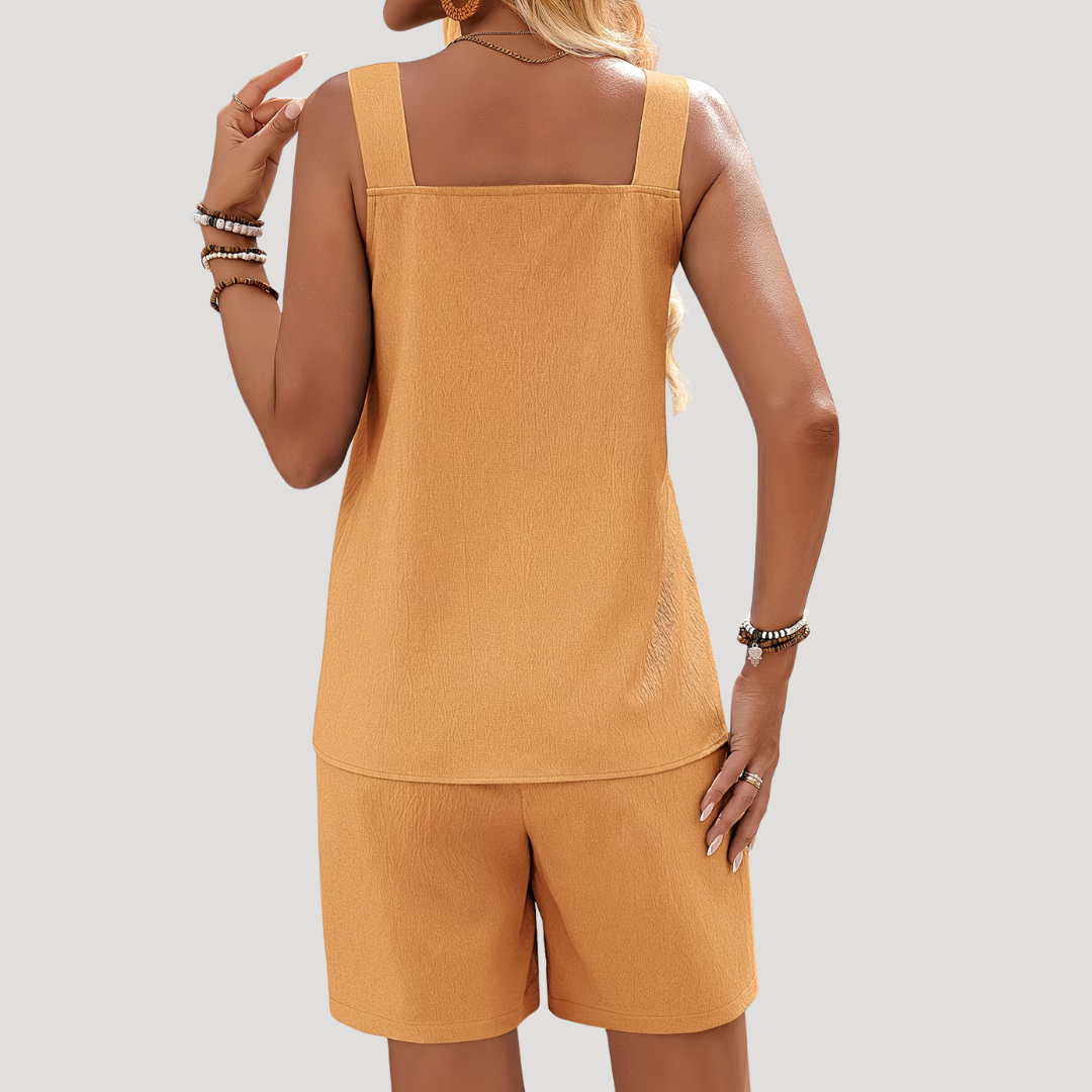 Fennja | Ensemble de shorts sans manches pour femmes