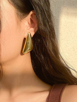 Boucles d'oreilles pendantes géométriques