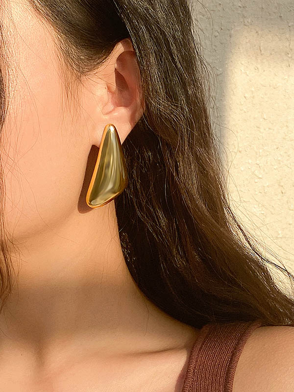 Boucles d'oreilles pendantes géométriques