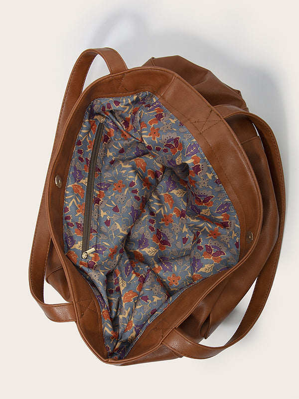 Sac à main géométrique à empiècements