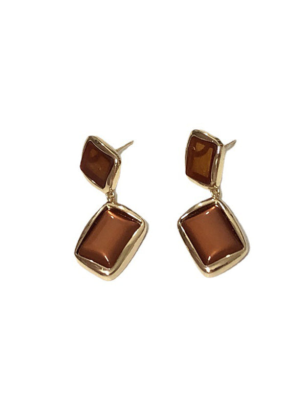 Boucles d'oreilles géométriques