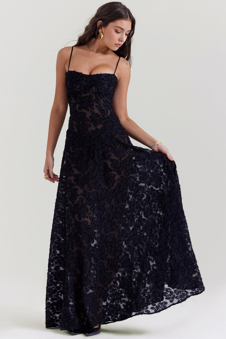 NOIR - Robe de soirée Seren