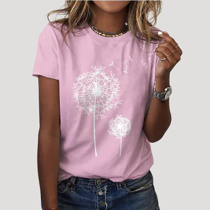 Frida | T-shirt Femme Imprimé Pissenlit