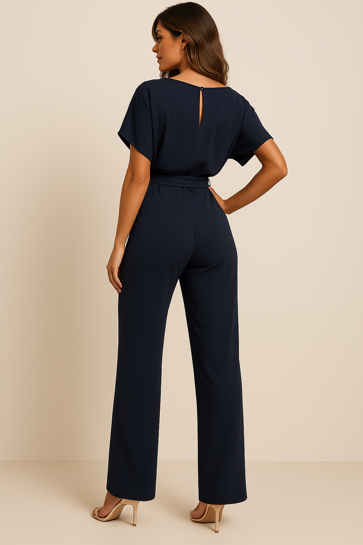 Frieda | Combinaison à Manches Courtes pour Femmes Jambes Ample