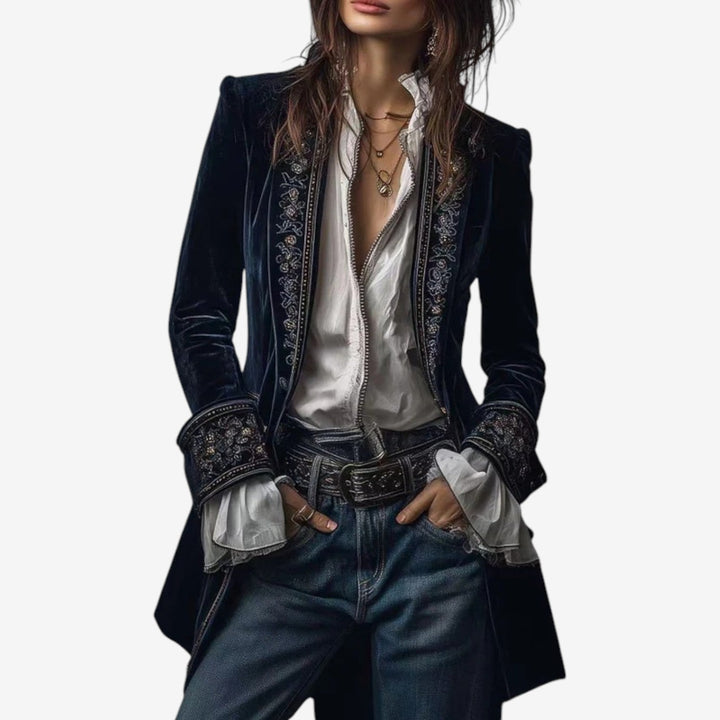 Frieda | Veste Blazer à Fermeture Éclair pour Femmes