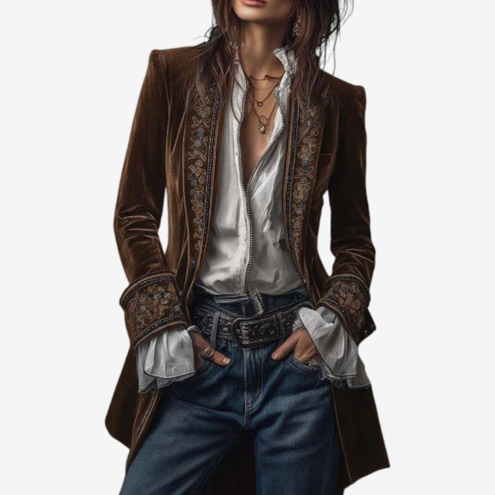 Frieda | Veste Blazer à Fermeture Éclair pour Femmes