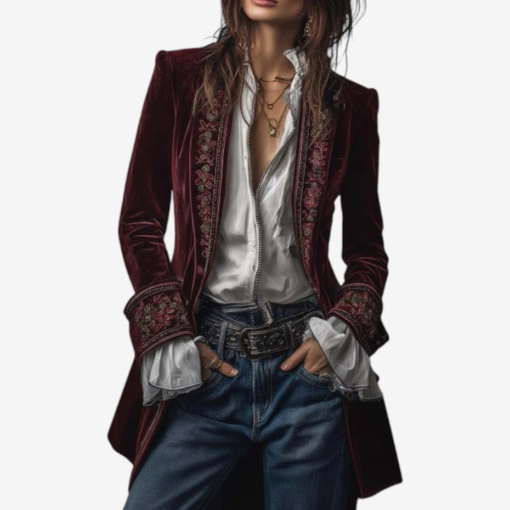 Frieda | Veste Blazer à Fermeture Éclair pour Femmes