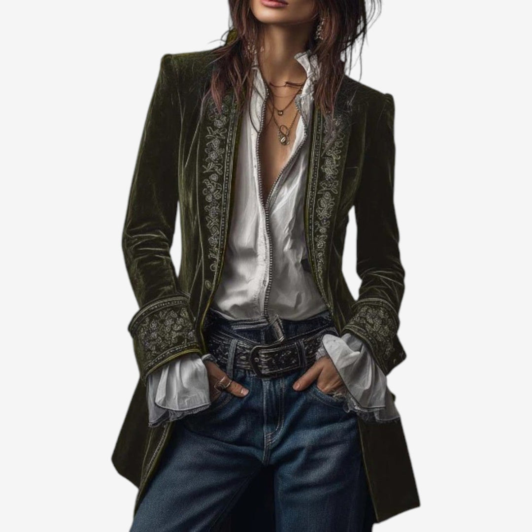 Frieda | Veste Blazer à Fermeture Éclair pour Femmes