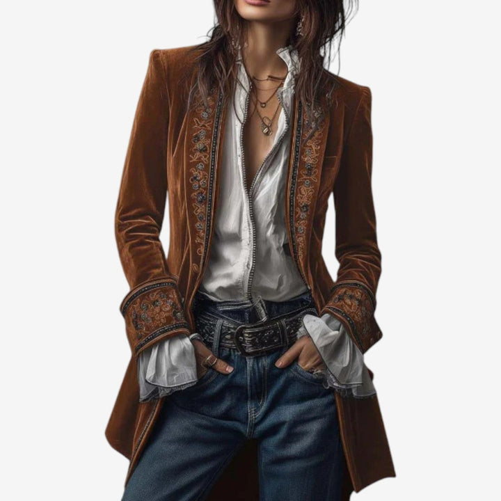 Frieda | Veste Blazer à Fermeture Éclair pour Femmes