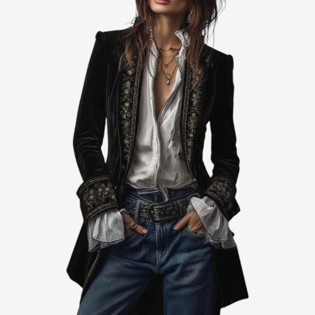 Frieda | Veste Blazer à Fermeture Éclair pour Femmes