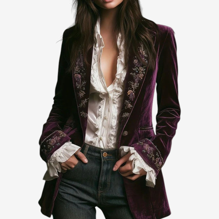Frieda | Veste Blazer à Fermeture Éclair pour Femmes
