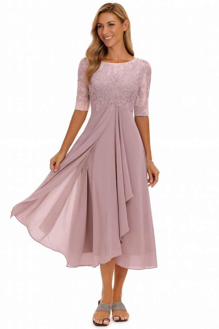 Greta | Robe midi A-ligne fluide