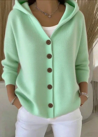 Isabel | Veste en tricot casual à capuche pour femmes