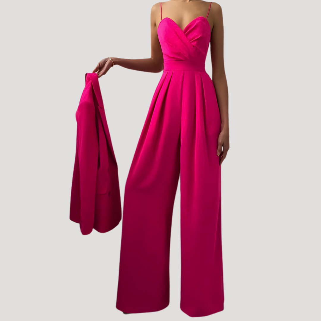 Gwendolyn | Salopette à bretelles pour femmes avec jambes larges
