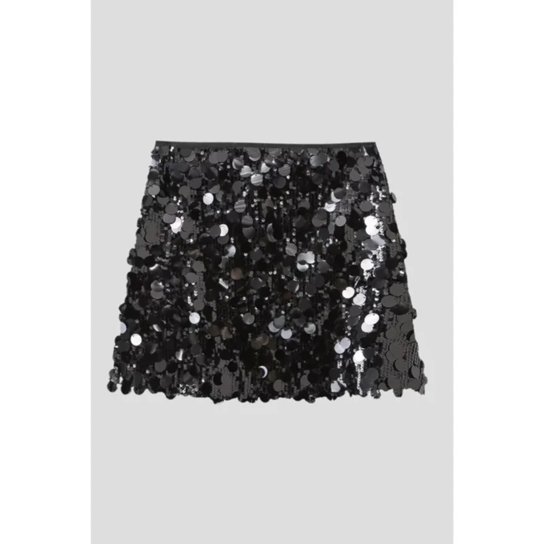 Hedda | Jupe Mini Femme Pour Soirée Avec Paillettes