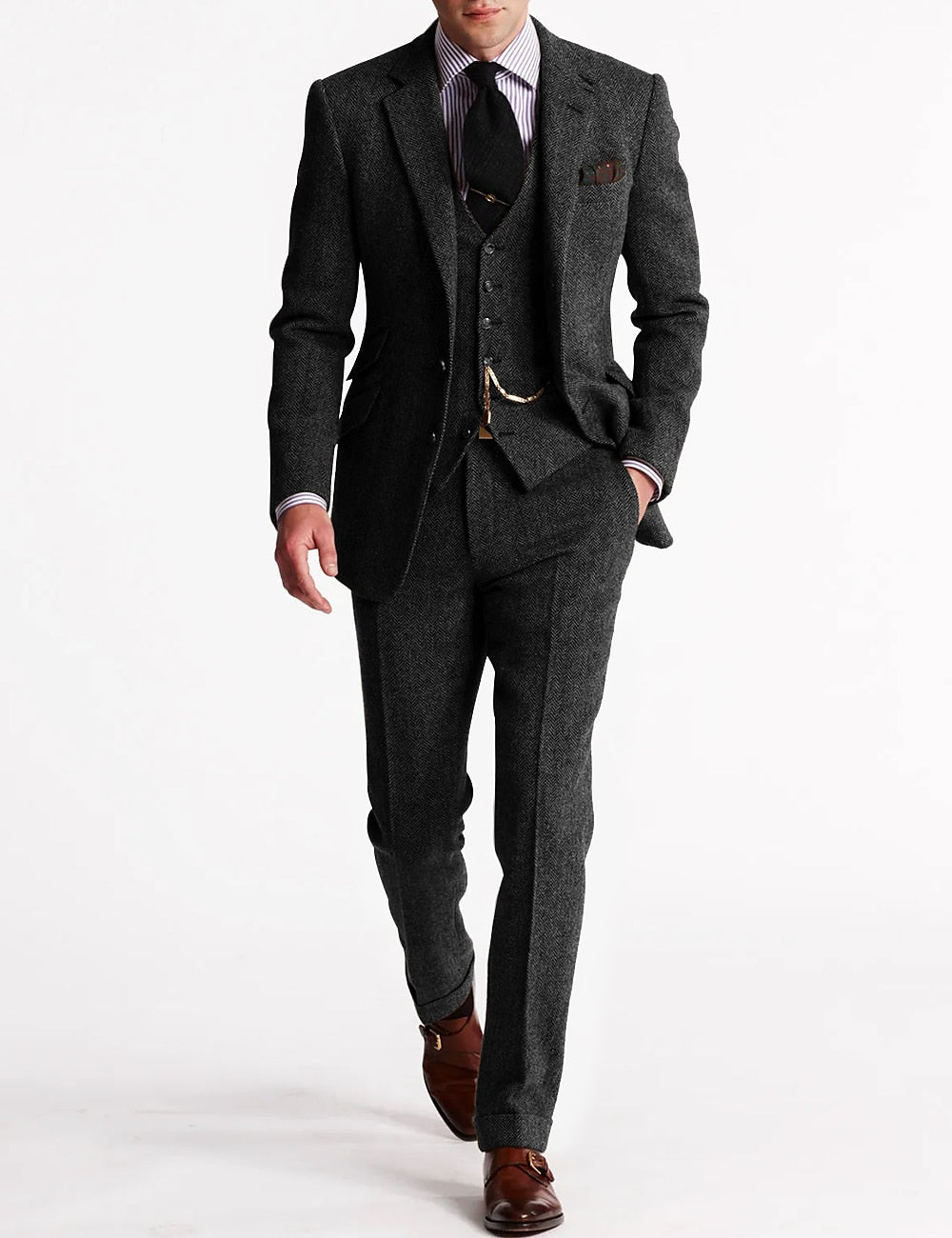 Costume Classique pour Homme Invité de Mariage | Trois Pièces