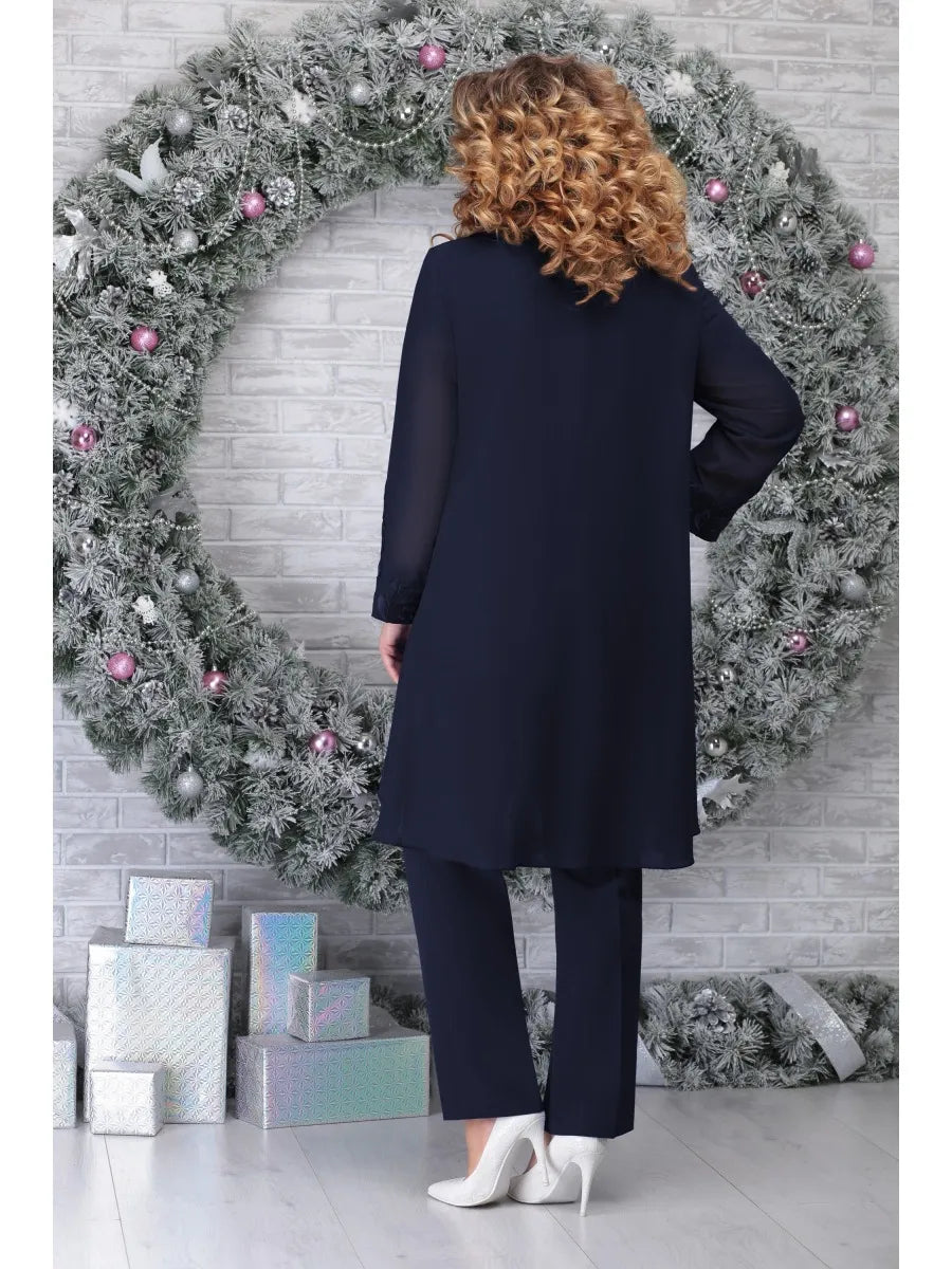 Valdis | Ensemble Tunique Festif pour Femmes Grandes Tailles