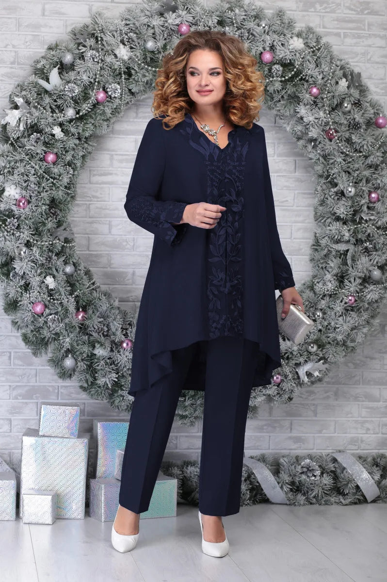 Valdis | Ensemble Tunique Festive pour Femmes Grandes Tailles