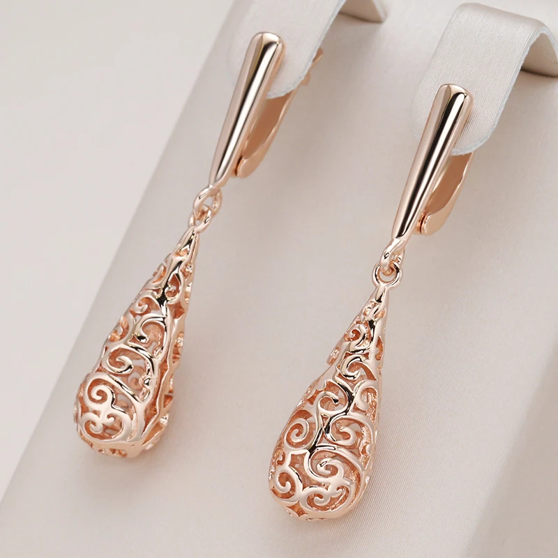 Boucles d'oreilles pendentifs Mandala en or