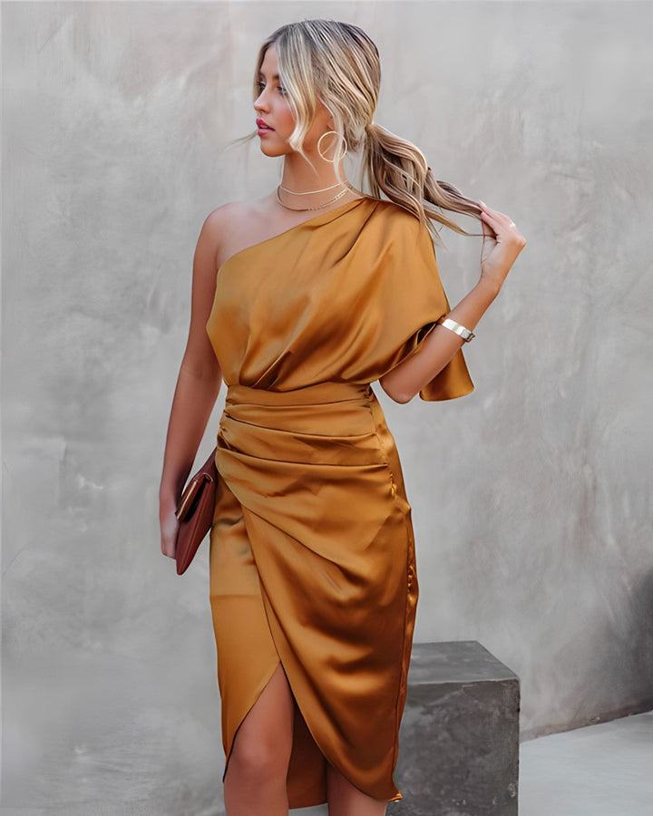 Kumari | Robe de soirée élégante à épaule unique
