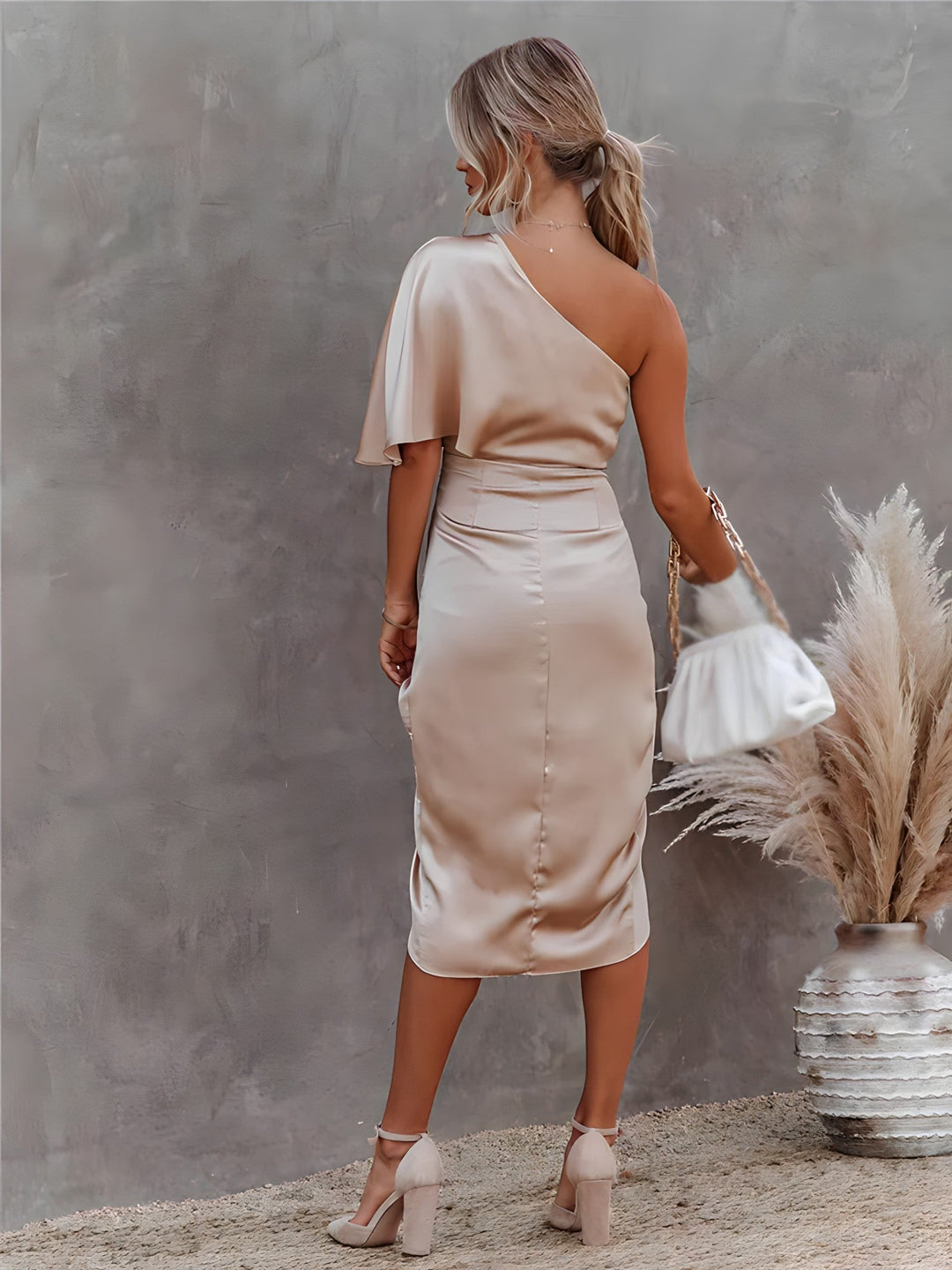 Kumari | Robe de soirée élégante à épaule unique