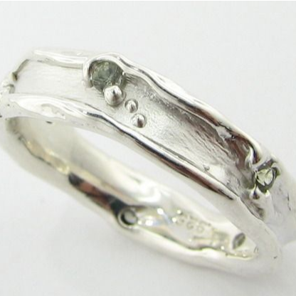 Bague en argent vintage Wald