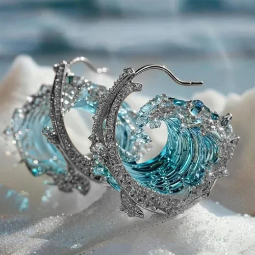Boucles d'oreilles Ozean-Eid