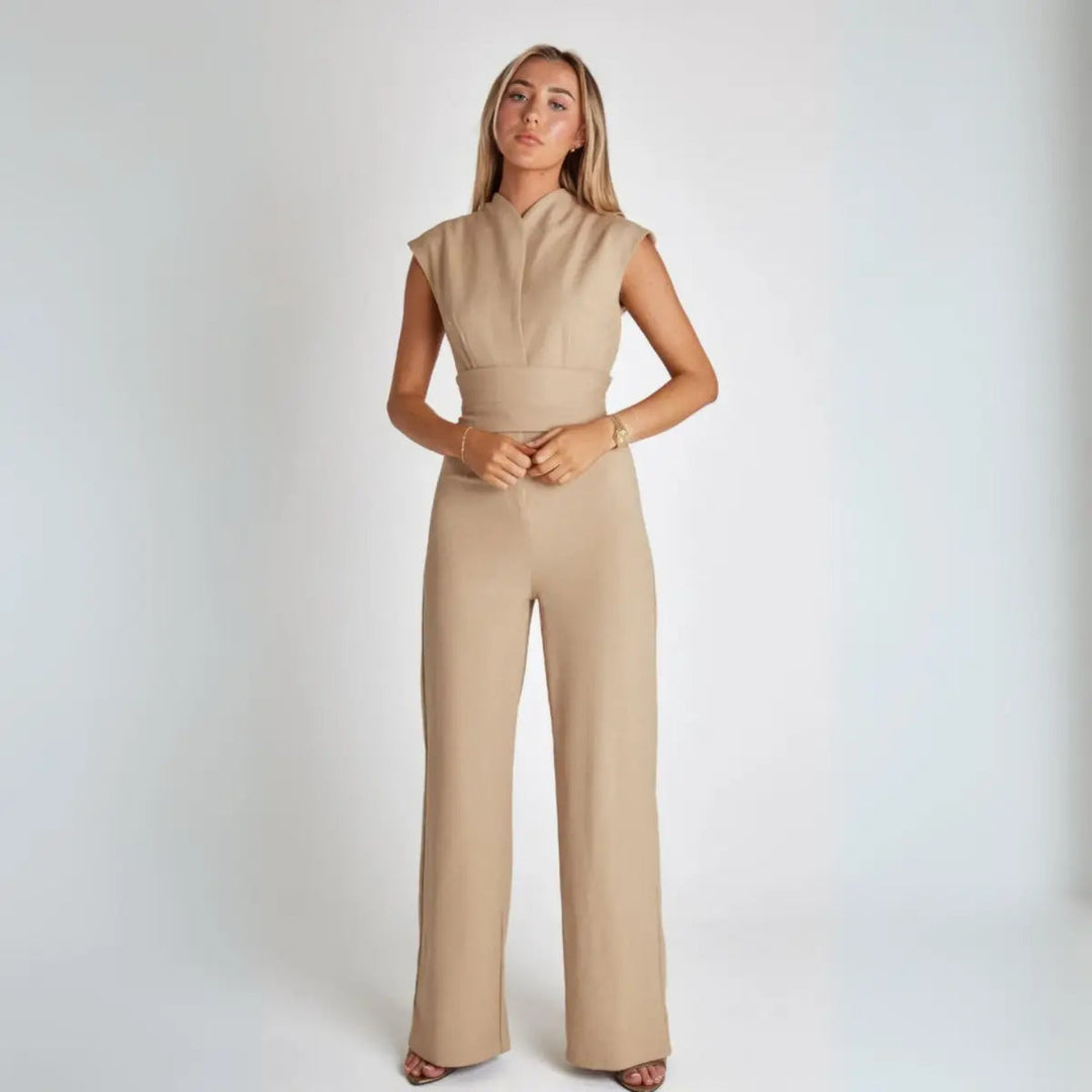 Hannah | Combinaison sans manches à jambes larges