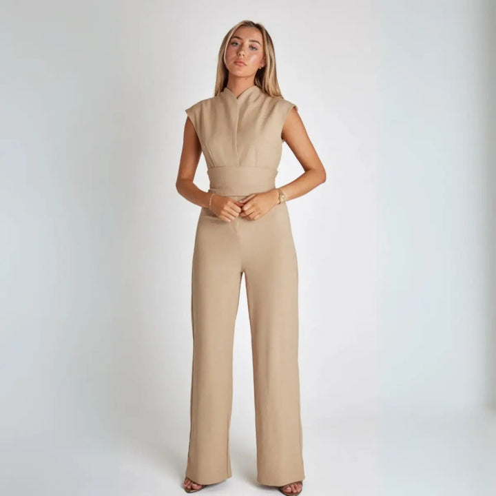 Hannah | Combinaison sans manches à jambes larges