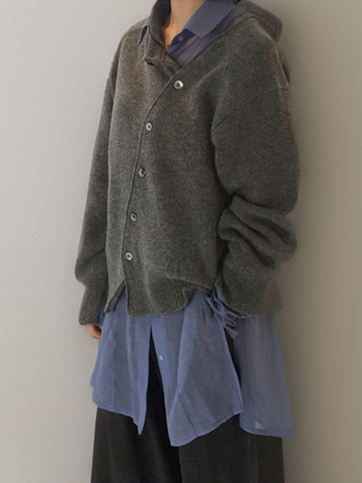 Cardigan luxueux, doux et élégant en laine de cachemire, confortable et polyvalent pour femmes