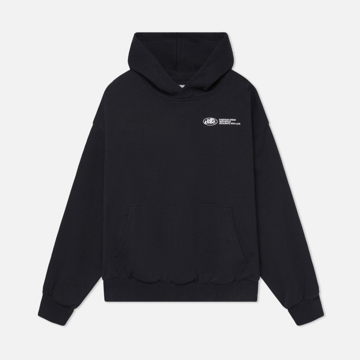 Petra | Sweat à capuche oversize pour femmes avec impression de texte