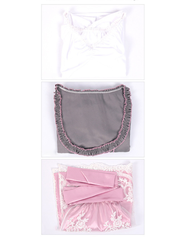 Robe Dirndl Oktoberfest pour femmes en rose avec nœud
