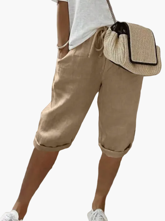Shorts pour femmes avec cordon – Bermudas élégantes pour l'été, le quotidien et les vacances