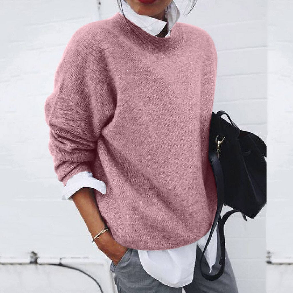 Andrea | Pull en tricot à coupe classique pour femmes